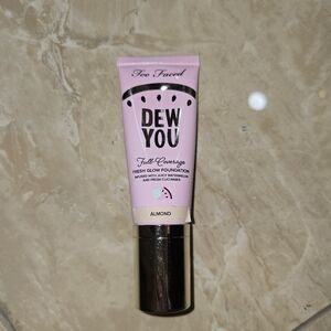 Too Faced Dew You Full Coverage  Foundation Almond